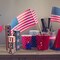 3PCS Patriotic Firework Tiered Tray Sign,4th of July Wooden Table Decoration